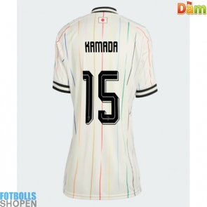 Billiga Japan Daichi Kamada #15 Bortatröja Dam VM 2026 Kortärmad